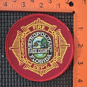 Metropolitan Dade County Florida Fire Rescue EMS Department Patch - Picture 1 of 2