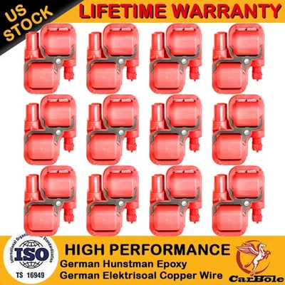 12Pack Ignition Coil For Mercedes-Benz E320 ML320 C280 C240 S430 CL500 CLK UF359 - Image 1 of 4
