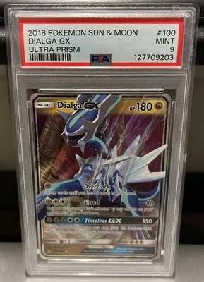 Pokemon Dialga GX Ultra Prism #100/156 – PSA 9 Mint (2018) - Image 1 of 2