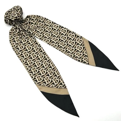 RARO Burberry Seda Pañuelo Banda para el Cabello Diadema Excelente Estado Auténtico Foto 1 de 4