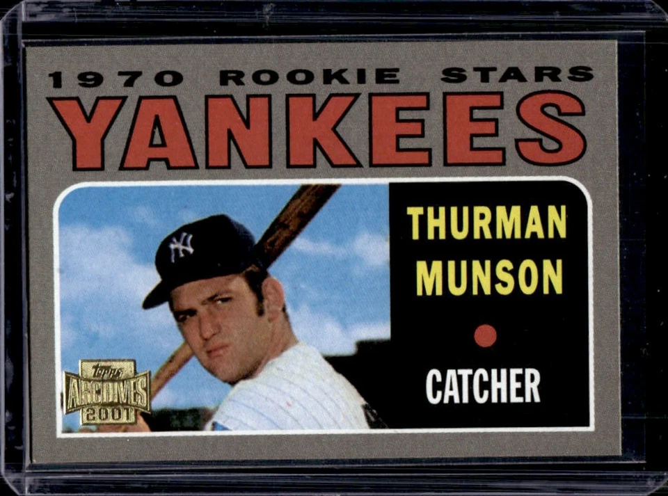 2001 Topps Archives Thurman Munson #100 Yankees - Image 1 of 2