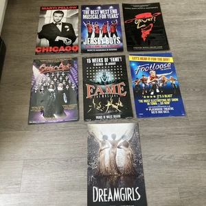 Theatre Musical Posters Job Lot 7 Posters Various Artists Vintage - Picture 1 of 19