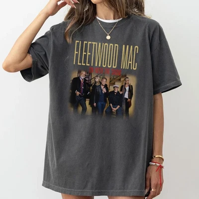 Vintage Fleetwood Mac T-shirt, Rock Band Music Tee Gift for Woman and Man - image 1 of 2