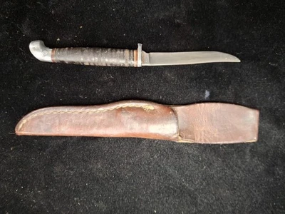 Vintage Kinfolk 933 Small Bird and Trout Fixed Blade Hunting Knife, 100 624 - Image 1 of 4