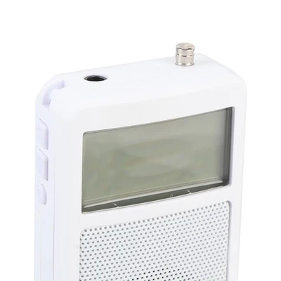 Small AM FM Radio Stereo Sound Small Radio Multi Function Keys Alarm Clock Power - Image 1 of 4