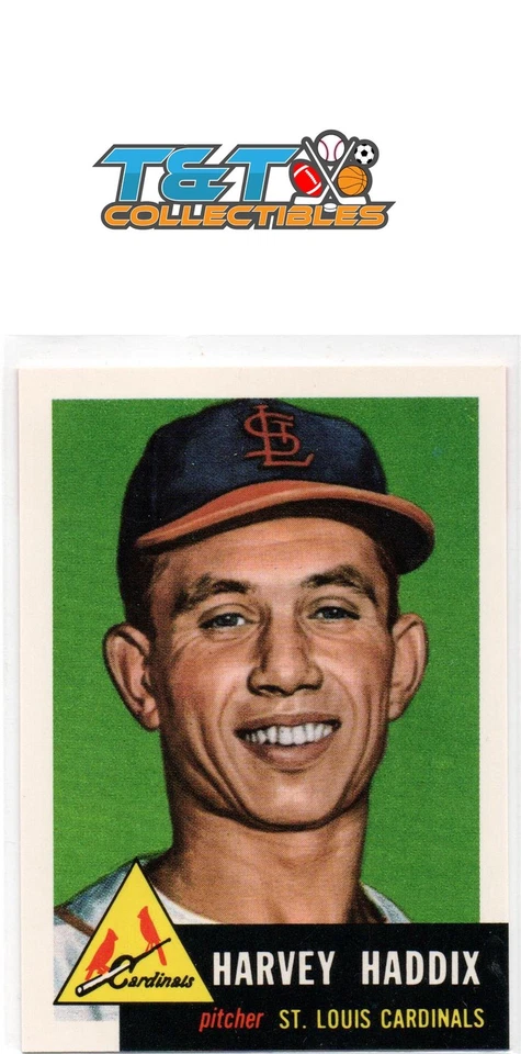 Harvey Haddix 1991 Topps Archives 1953 #273 St. Louis Cardinals 5 - Image 1 of 1