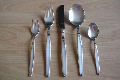  BSF - Besteck - Jasmin -  Silber 90 - 6 Pers. - 30 Teile  - Bild 1 von 4