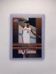 2003-04 Upper Deck Basketball Card #1 LeBron James Rookie Exclusives Star Rookie - Picture 1 of 7