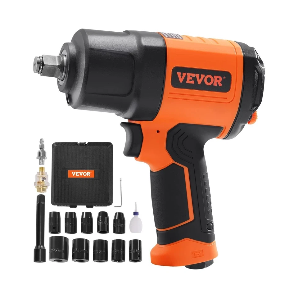 VEVOR 1/2" Air Impact Wrench - KQCJBS121350N5BWPV0