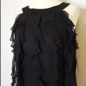 NEW Ann Taylor Dress 100%Silk Evening Barbiecore Special Occasions Celeb Style - Picture 1 of 9