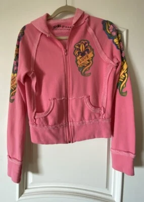 Sudadera con capucha 2B Free rosa con cremallera Foto 1 de 4