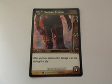 World of Warcraft: Azeroth "DEVILSAUR LEGGINGS" #284 Armor Trading Card