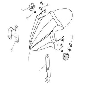 SFM / Sachs KOTFLÜGEL VORNE ROT P402530500111308 Sachs Speedforce bis 2012Sac... - Picture 1 of 1