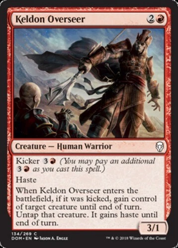 x1 Keldon Overseer - Dominaria - NM - MTG - Image 1 of 1