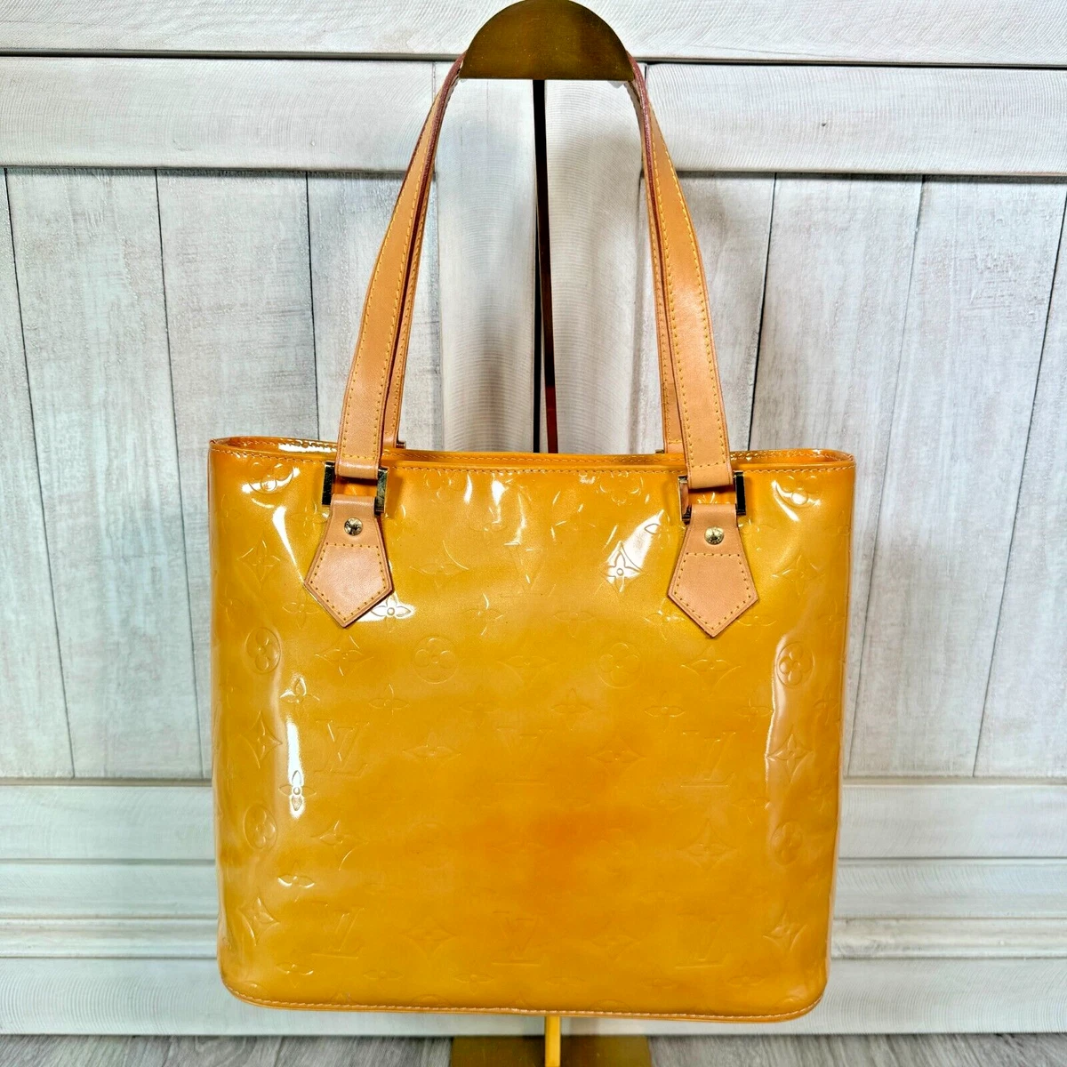 【新品・未使用】LOUIS VUITTON トートバッグ オレンジ ショッパー トート MM サフラン ハンドバッグ トートバッグ レザー