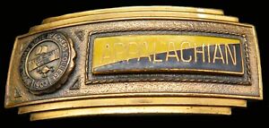 Appalachian State Teachers College Seal Very Small Vintage Belt Buckle