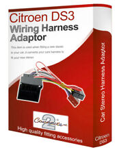 Citroen DS3  CD radio stereo wiring harness adaptor lead ISO converter