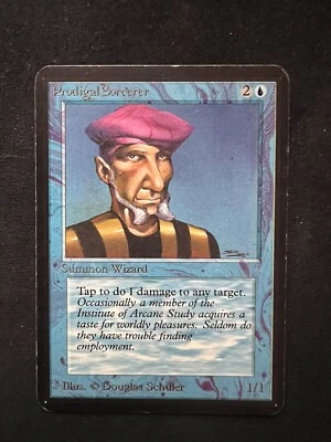 ***Alpha Prodigal Sorcerer*** MTG Alpha Magic -Kid Icarus- - Image 1 of 2