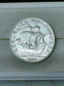 PORTUGAL / 5 ESCUDOS - 1946 / SILVER COIN - Picture 1 of 2