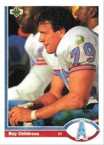 1991 Upper Deck Football Ray Childress Houston Oilers #277 - Picture 1 of 2