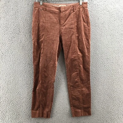 The Essential Slim By Anthropologie Chino Pants Womens 2 (actual 30x24.5) Brown - Image 1 of 4