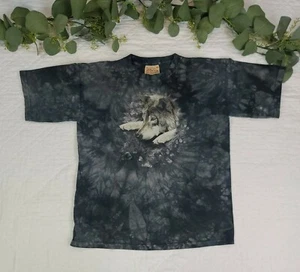 The Mountain Boys Gray Wolf Graphic T-Shirt Mens Size XL Made in USA Park - Picture 1 of 6