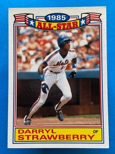1986 Topps All-Star Commemorative Set Darryl Strawberry #19