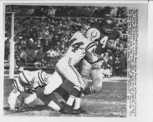 Foto originale 1957 Jim Podoley Washington Bert Rechichar Colts tipo 3 stampa filo - Foto 1 di 2