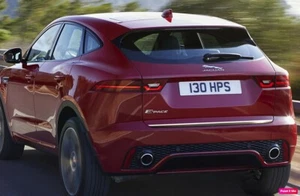 Jaguar E-Pace - Chrom Zierleiste Heckleiste Heckklappe Chromleiste - Picture 1 of 2