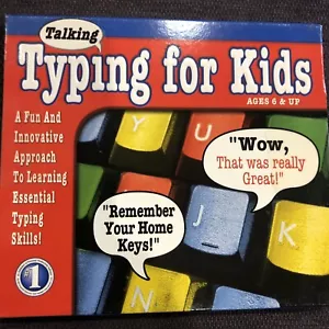 Talking Typing for Kids PC CD-ROM Learning Keyboarding Skill Software (NEW) #N68 - Picture 1 of 4