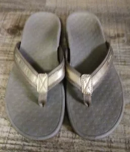 Vionic Tide II Women’s Thong Sandal Flip Flop Bronze Metallic Size 9 - Picture 1 of 8