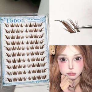 Kleber frei Einzelne Wimpern Selbst klebend Anime Wimpern Für Frauen - Picture 1 of 7