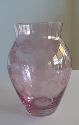Vintage Amethyst Crystal Vase - image 1 of 4