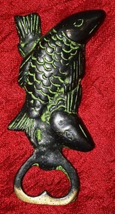 Antique Style Two Fish Nautical Design Bottle Opener Boat Table Decor MJ46 - Picture 1 of 5