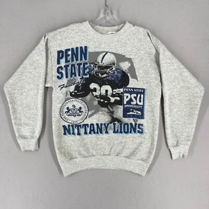 Vintage Penn State Nittany Lions Pullover Sweatshirt Adult Large Gray 90s USA - Picture 1 of 11