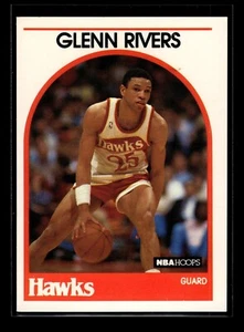 1989-90 NBA Hoops #252 Doc Rivers (EX)(BSK) - Picture 1 of 2