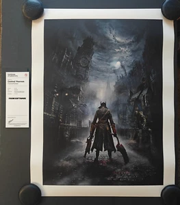 Bloodborne Central Yharnam Cook and Becker Art Print Poster Rare Merchandise PS4 - Picture 1 of 14
