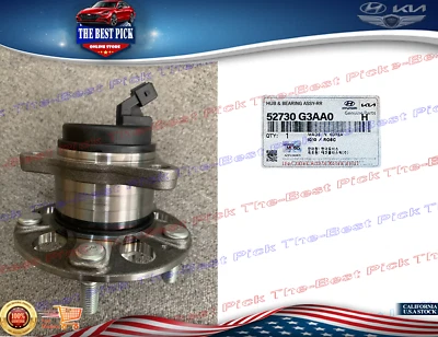 Buje y cojinete de rueda trasera ⭐OEM⭐ 2018-2024 Elantra GT Veloster Forte GT 52730G3AA0 Foto 1 de 3