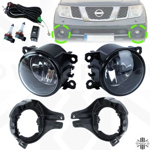 Kit de luces antiniebla para Nissan Navara D40 Pickup lámparas+soportes+cableado telar punto - Imagen 1 de 9