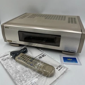 HR-W5 VHS S-VHS VCR W-VHS Vintage Video Player test Working Used w/cable Victor - Picture 1 of 11