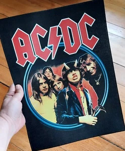 Large AC/DC Highway To Hell LICENSED Band Sew On Battle Jacket BACK Patch - Picture 1 of 8