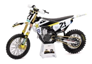 NEWRAY - Moto Cross HUSQVARNA FC 450 2020 Team Jason Anderson #21 - 1/12 - NE... - Foto 1 di 1