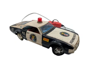 VTG 1960s Diecast Remote Control Olds Toronado Highway Patrol Car Japan PD LV27 - Picture 1 of 8