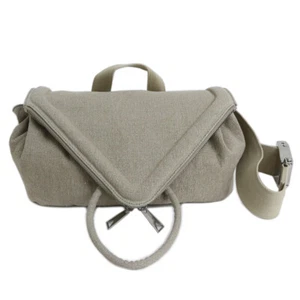 BOTTEGA VENETA Beak Shoulder bag Body bag Bumbag Linen & Canvas, Beige - Picture 1 of 13