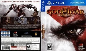 - God of War III Remastered PS4 Box Art Case Insert Cover Cover Only - Picture 1 of 1