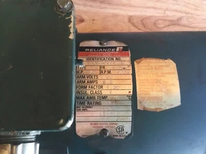 Reliance t56h1011n-re 90vdc 56c 1725. Rpm  - Picture 1 of 1