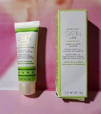 Exfoliante Mary Kay de té blanco y labios satinados cítricos azúcar de karité nuevo en caja MaryKay 094712 Foto 1 de 4