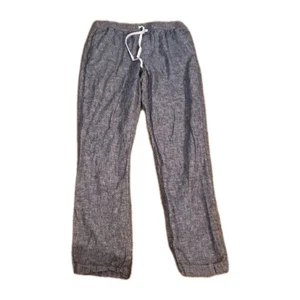 J. Pantalone Crew Lino Uomo Med Grigio 30x30 Coulisse Spiaggia Costa Athleasure - Foto 1 di 9