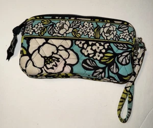 Vintage Vera Bradley Island Blooms Flat Wallet Wristlet - Picture 1 of 5