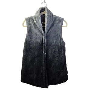Dylan Faux Fur Ombre Two Snap Closure Vest Size Small - Picture 1 of 5